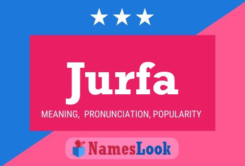 Affiche de nom Jurfa