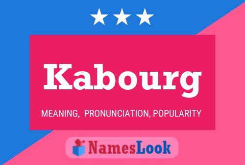 Affiche de nom Kabourg