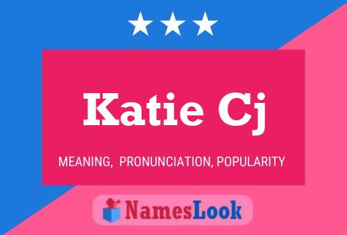 Affiche de nom Katie Cj