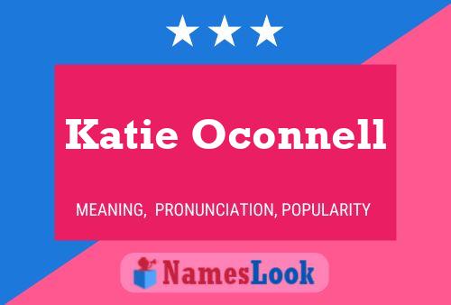 Affiche de nom Katie Oconnell