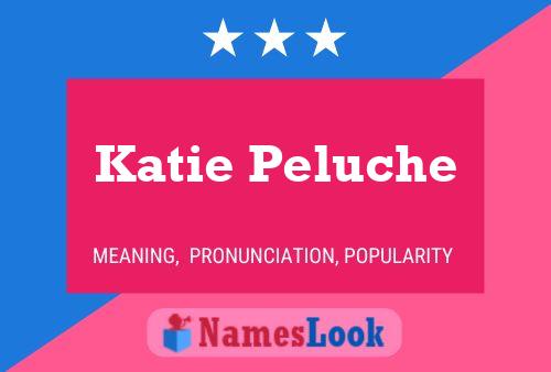 Affiche de nom Katie Peluche