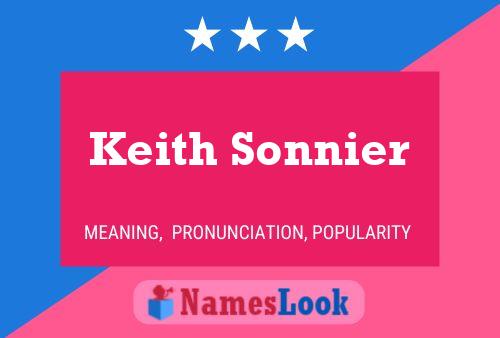 Affiche de nom Keith Sonnier