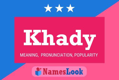 Affiche de nom Khady