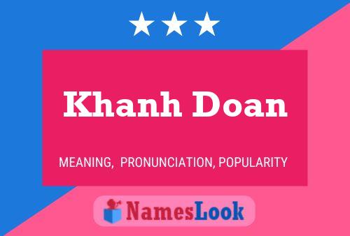 Affiche de nom Khanh Doan