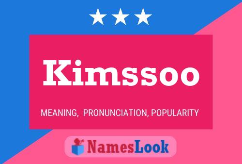 Affiche de nom Kimssoo