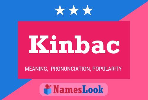 Affiche de nom Kinbac