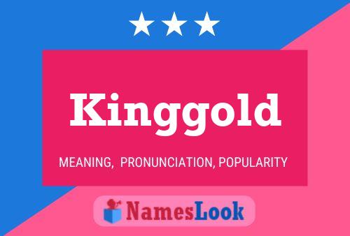 Affiche de nom Kinggold