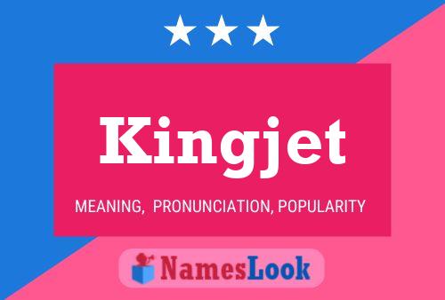 Affiche de nom Kingjet