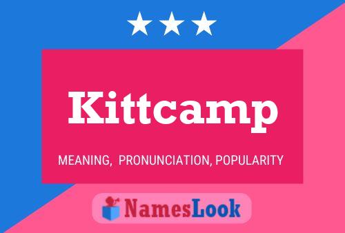 Affiche de nom Kittcamp