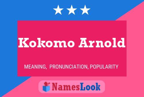 Affiche de nom Kokomo Arnold