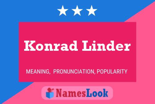 Affiche de nom Konrad Linder