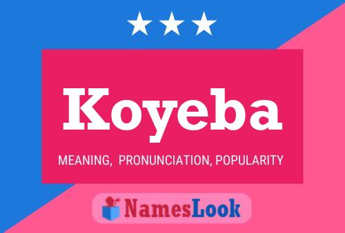 Affiche de nom Koyeba