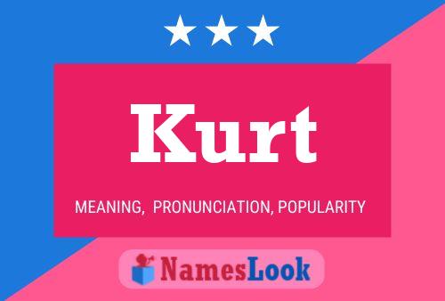 Affiche de nom Kurt