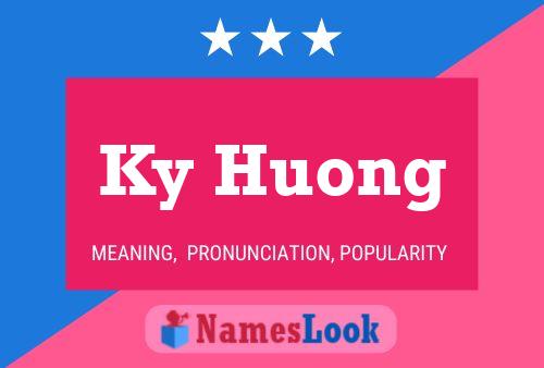 Affiche de nom Ky Huong