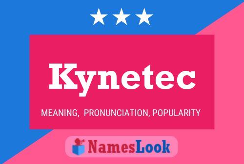 Affiche de nom Kynetec