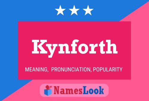 Affiche de nom Kynforth