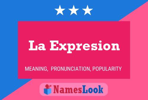 Affiche de nom La Expresion