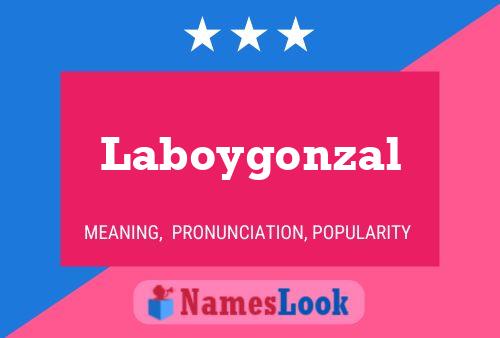 Affiche de nom Laboygonzal