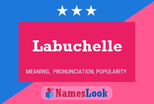 Affiche de nom Labuchelle