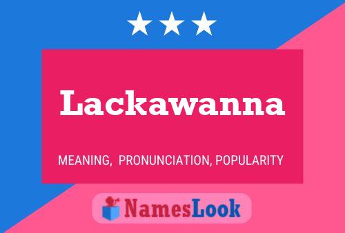 Affiche de nom Lackawanna