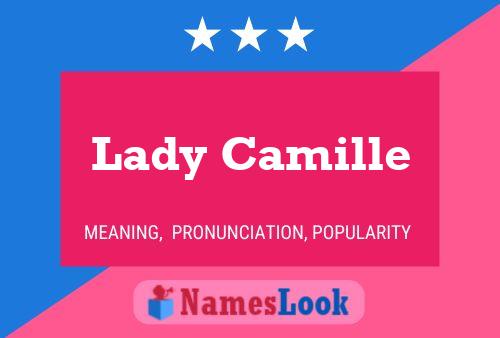 Affiche de nom Lady Camille