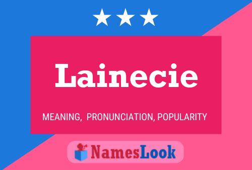 Affiche de nom Lainecie