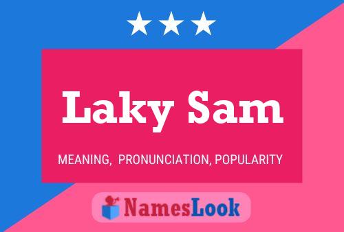 Affiche de nom Laky Sam