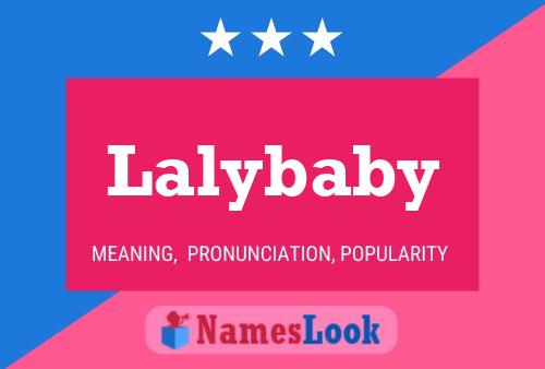 Affiche de nom Lalybaby