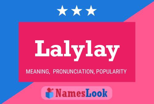 Affiche de nom Lalylay