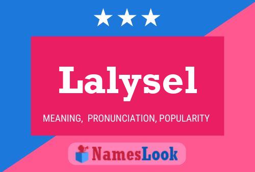 Affiche de nom Lalysel