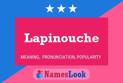 Affiche de nom Lapinouche