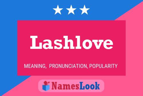 Affiche de nom Lashlove