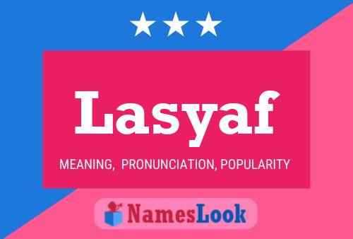 Affiche de nom Lasyaf