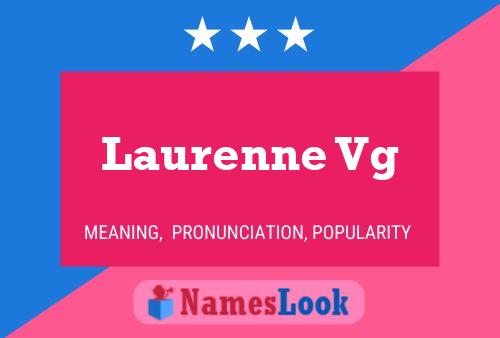 Affiche de nom Laurenne Vg