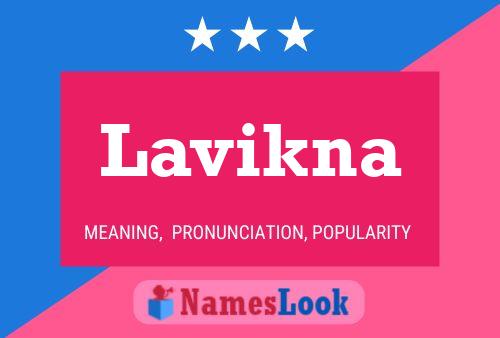 Affiche de nom Lavikna