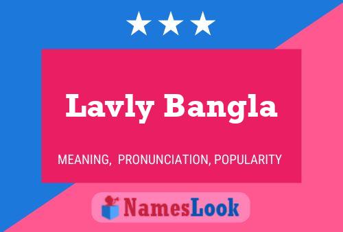 Affiche de nom Lavly Bangla