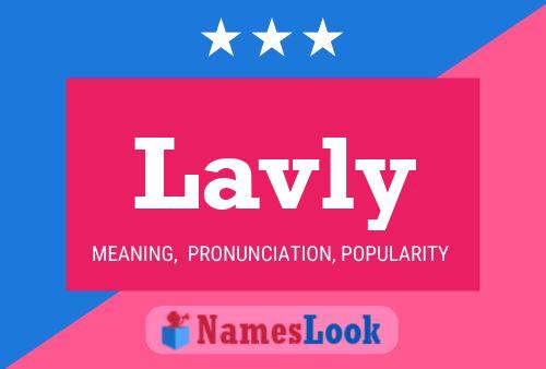 Affiche de nom Lavly