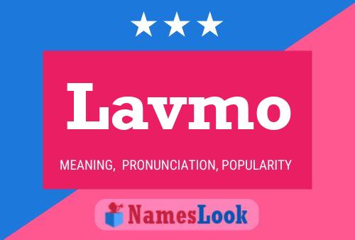 Affiche de nom Lavmo