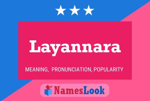 Affiche de nom Layannara