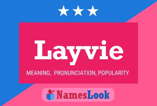 Affiche de nom Layvie