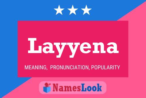 Affiche de nom Layyena