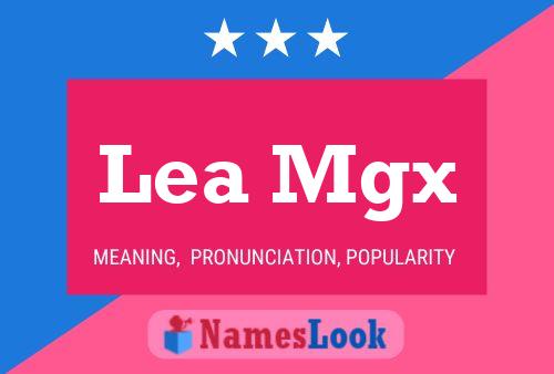 Affiche de nom Lea Mgx