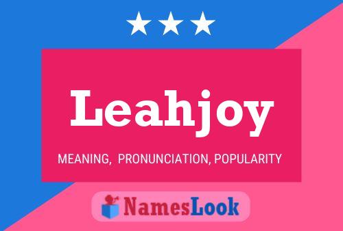 Affiche de nom Leahjoy