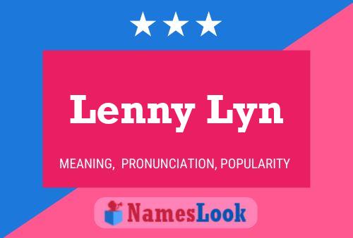 Affiche de nom Lenny Lyn