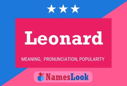 Affiche de nom Leonard