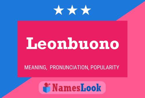 Affiche de nom Leonbuono