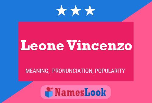 Affiche de nom Leone Vincenzo