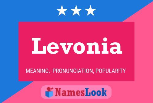 Affiche de nom Levonia