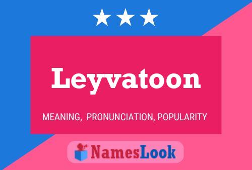 Affiche de nom Leyvatoon