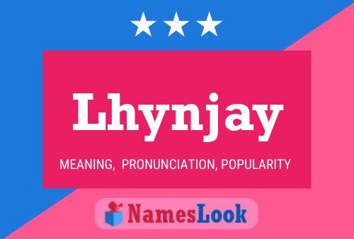 Affiche de nom Lhynjay